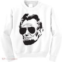 Abe Lincoln Funny Abraham Lincoln Portrait With Sunglasses Kids Sweatshirt thumb 0