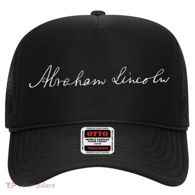 Abraham Lincoln Facsimile Signature Hat