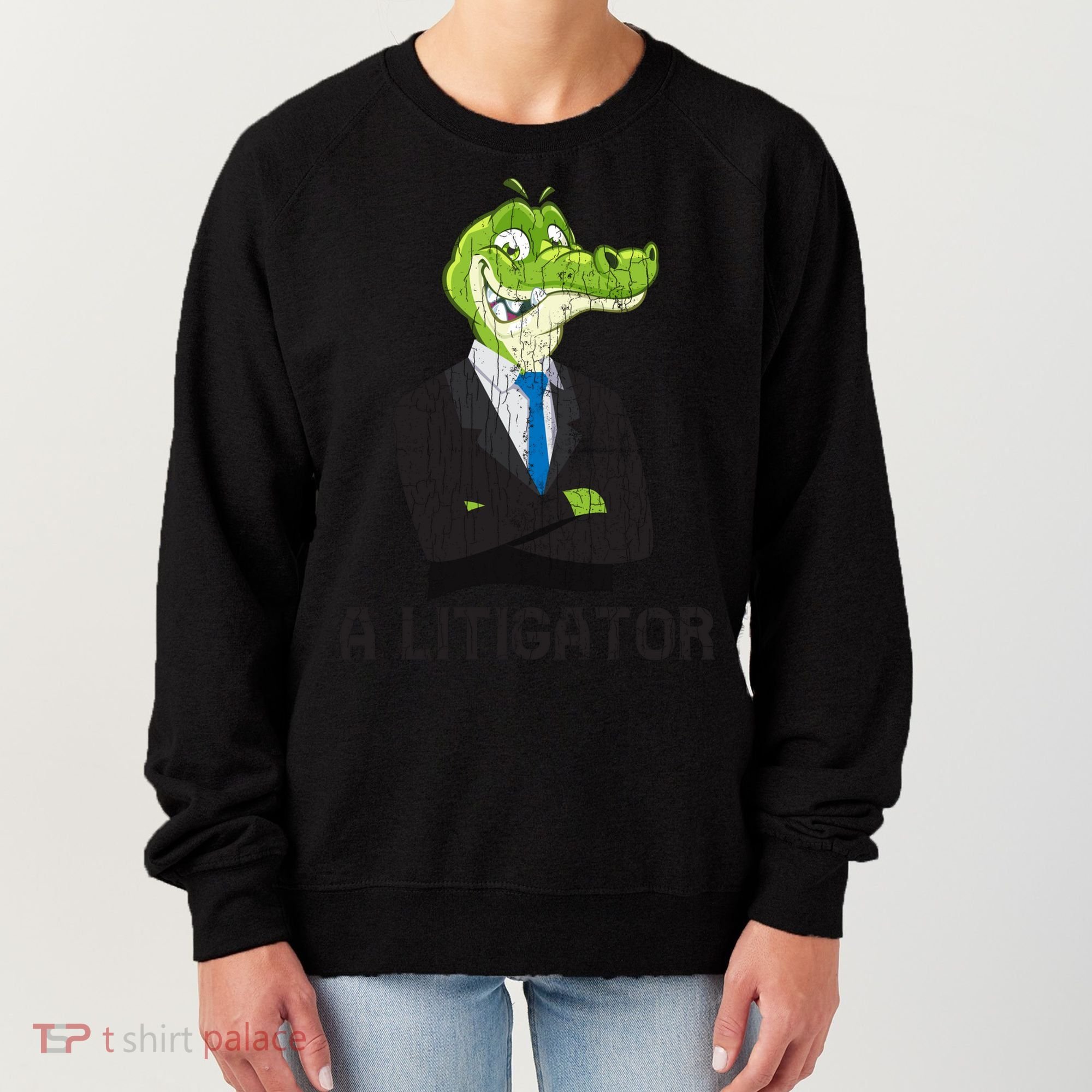 A Litigator Funny Lawyer Attorney Law School Graphic Gift Women's Sweatshirt