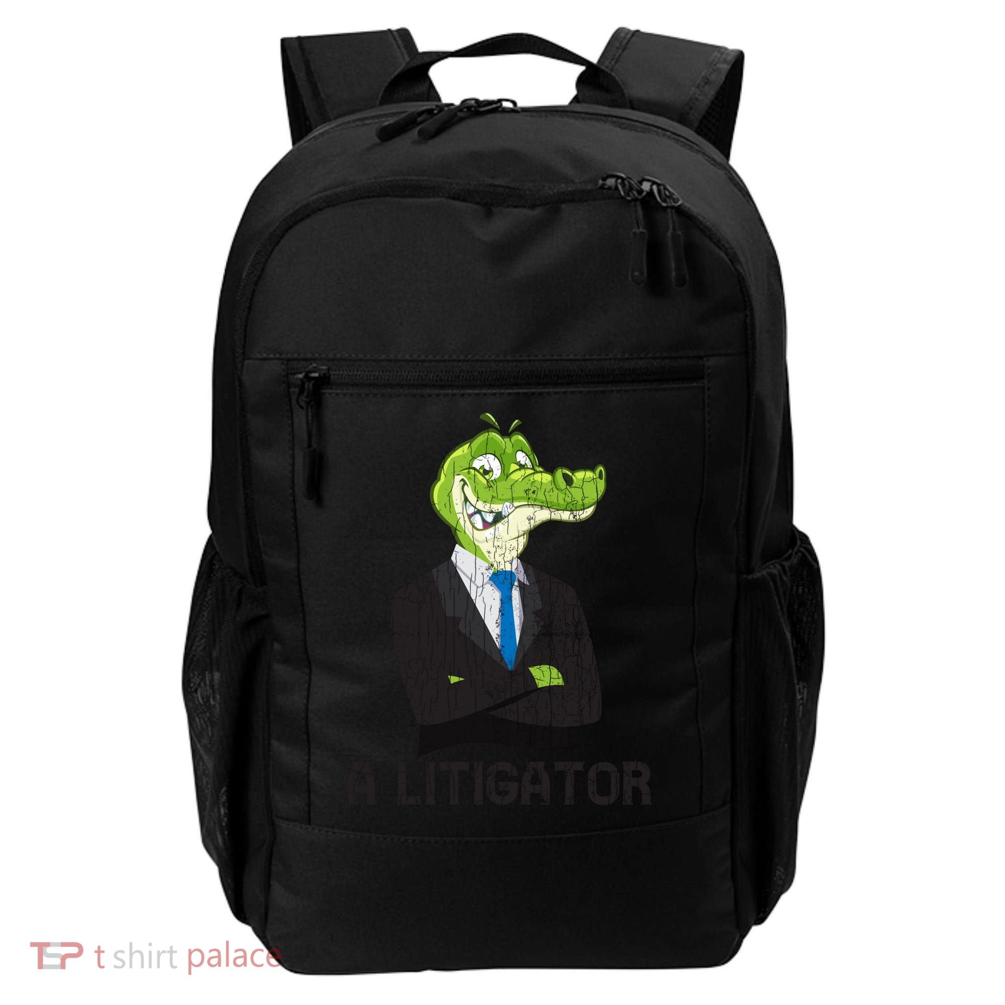 A Litigator Funny Lawyer Attorney Law School Graphic Gift Backpack