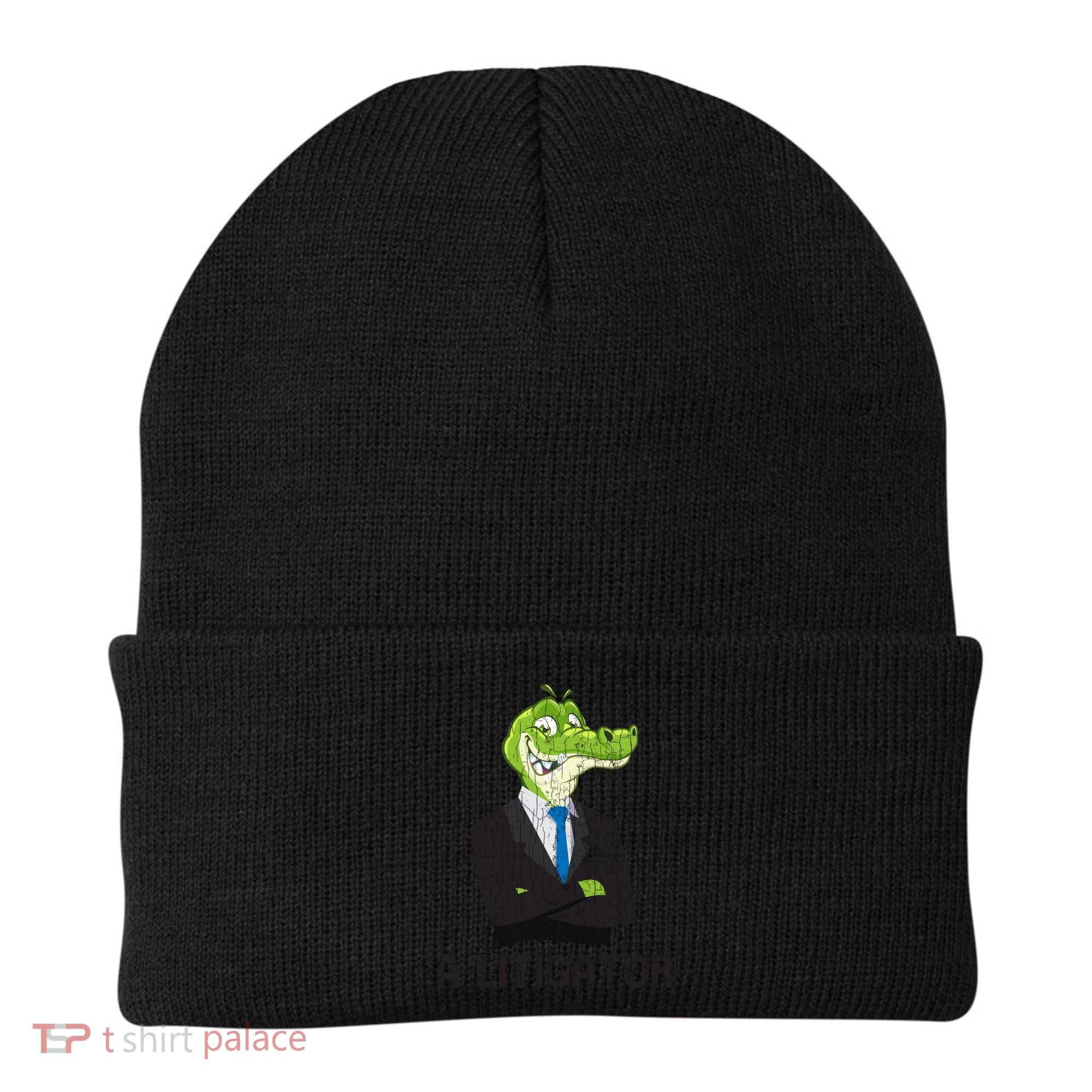 A Litigator Funny Lawyer Attorney Law School Graphic Gift Beanie
