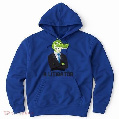 A Litigator Funny Lawyer Attorney Law School Graphic Gift Hoodie