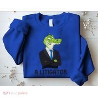 A Litigator Funny Lawyer Attorney Law School Graphic Gift Sweatshirt thumb 2