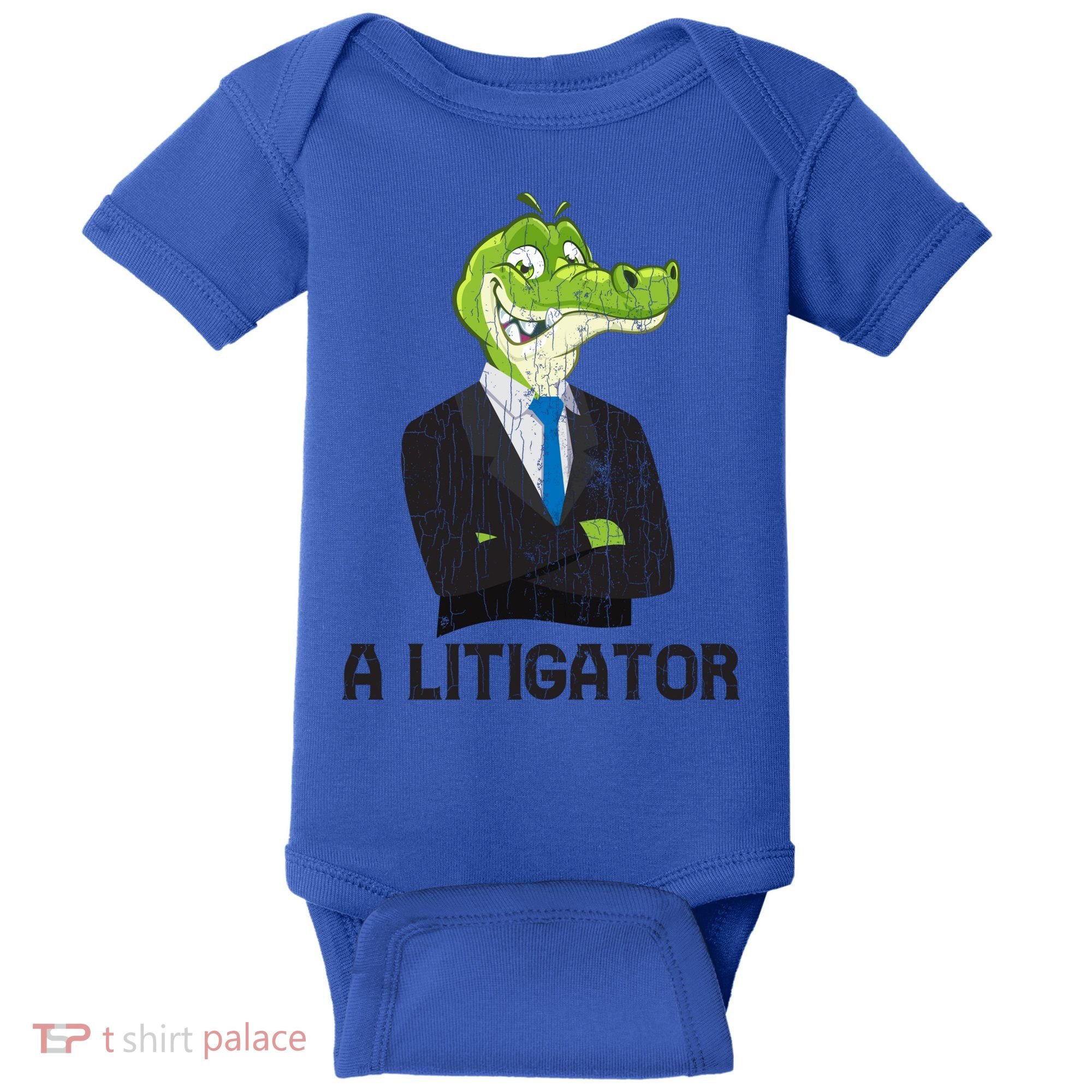 A Litigator Funny Lawyer Attorney Law School Graphic Gift Baby Bodysuit