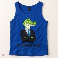 A Litigator Funny Lawyer Attorney Law School Graphic Gift Tank Top thumb 2