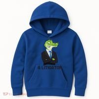 A Litigator Funny Lawyer Attorney Law School Graphic Gift Kids Hoodie thumb 0