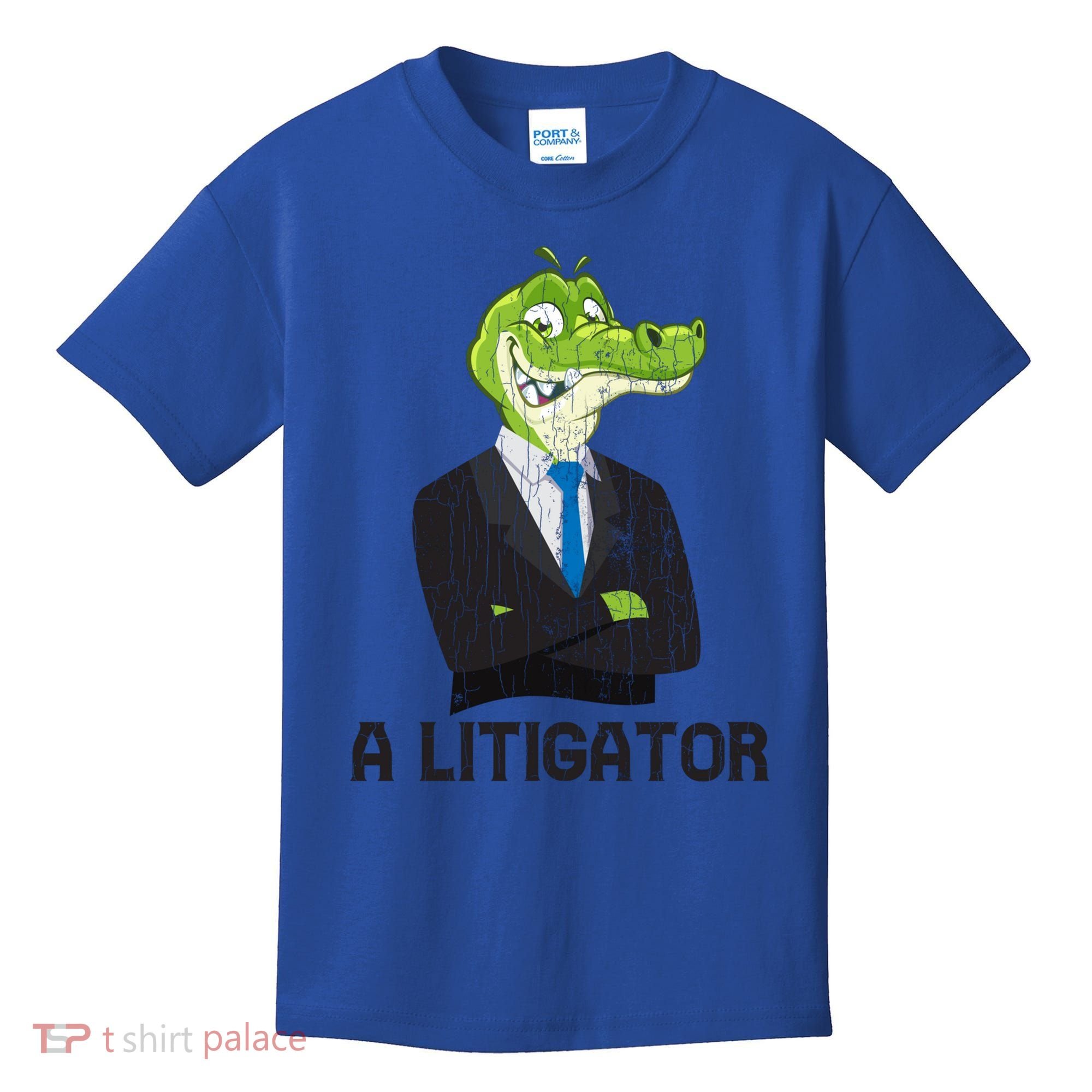A Litigator Funny Lawyer Attorney Law School Graphic Gift Kids T-Shirt