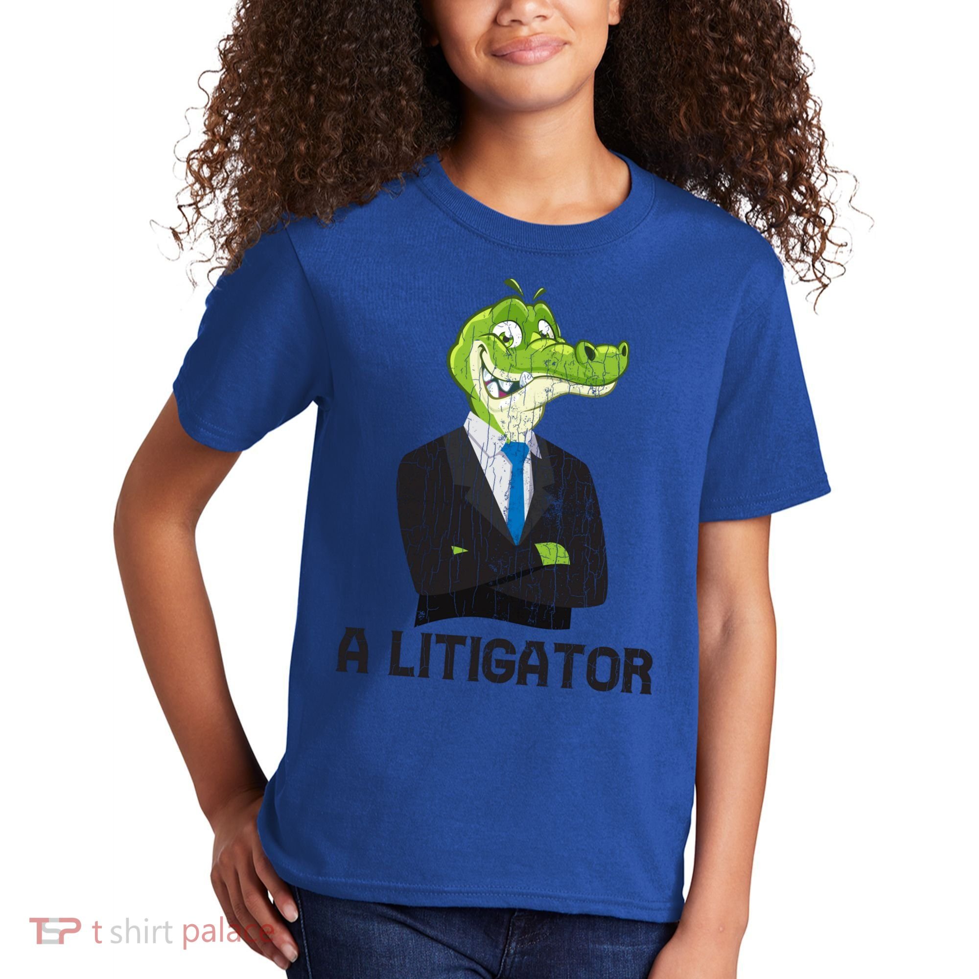 A Litigator Funny Lawyer Attorney Law School Graphic Gift Kids T-Shirt