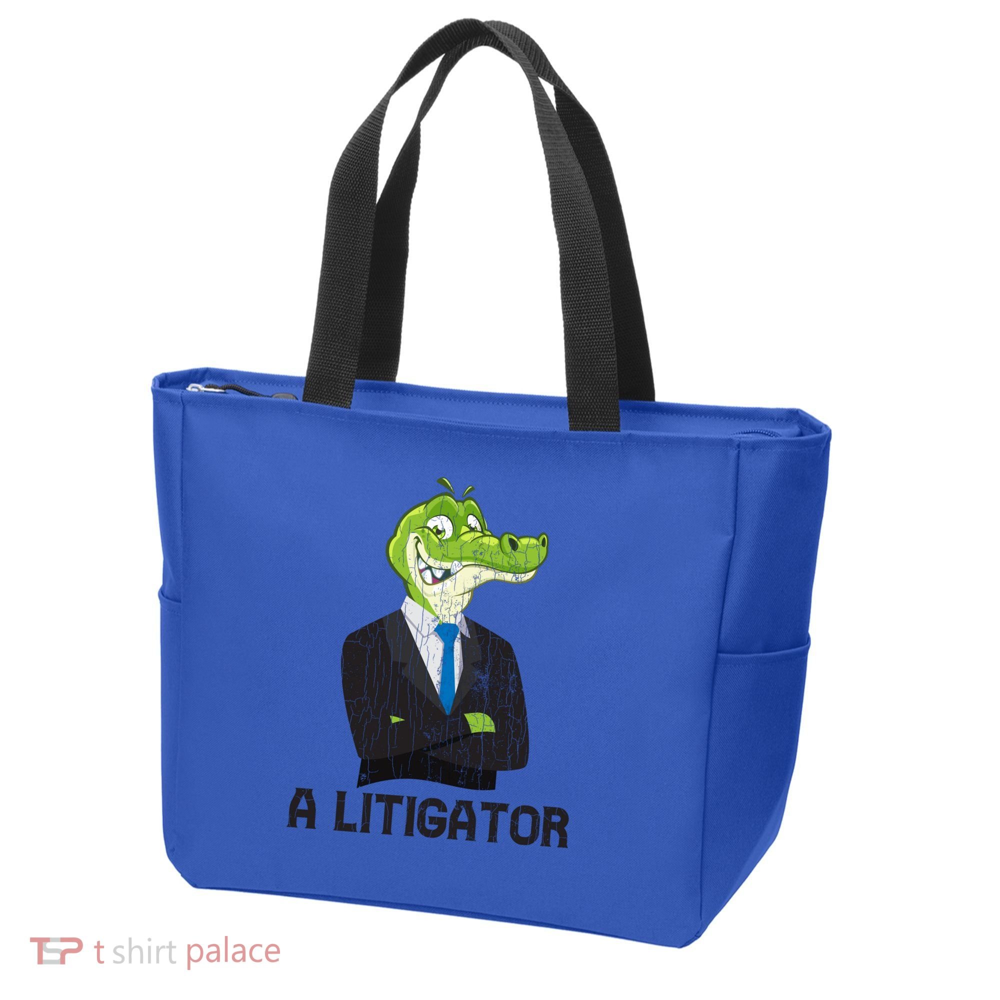 A Litigator Funny Lawyer Attorney Law School Graphic Gift Tote Bag
