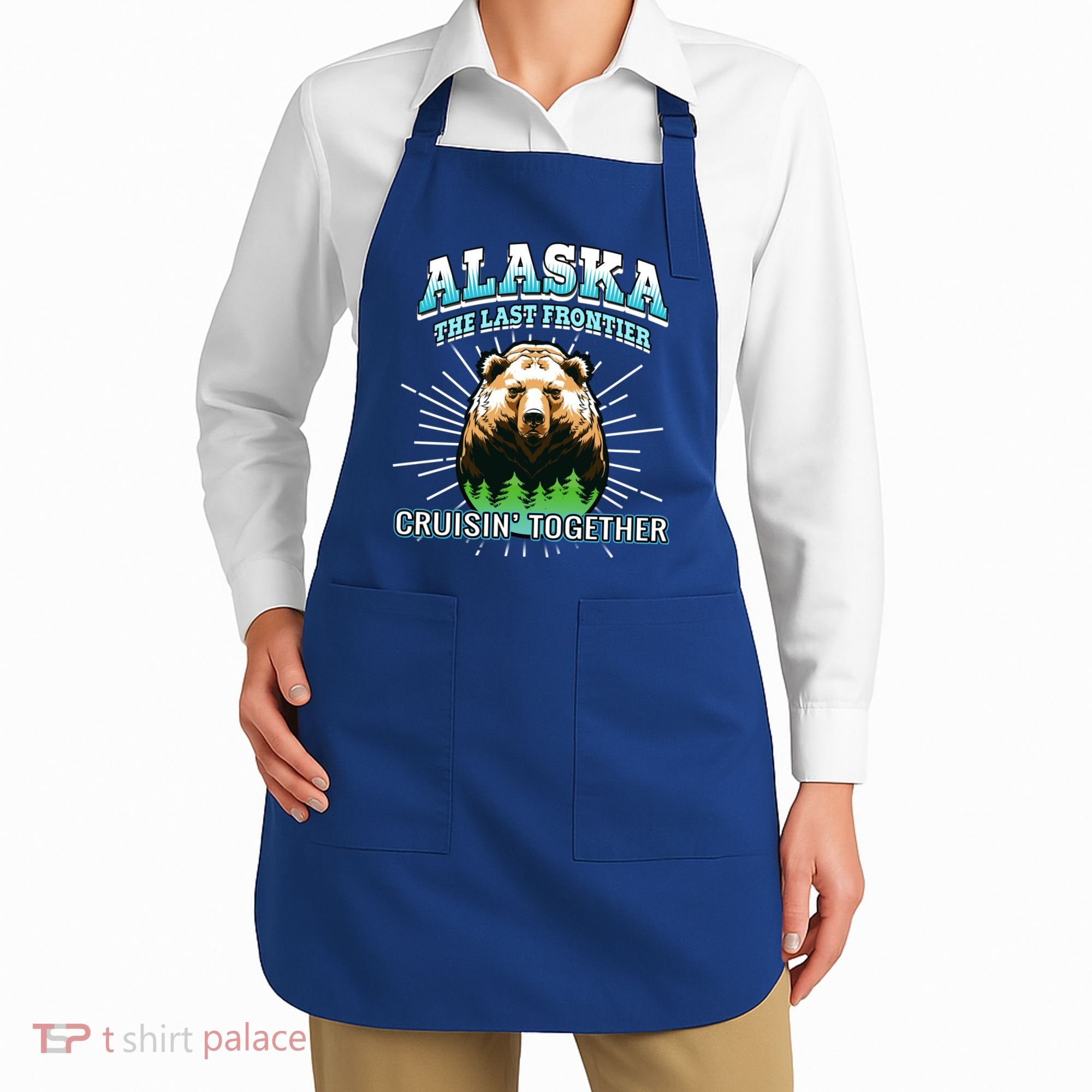 Alaska Last Frontier Family Group Trip Cruisin Together Cool Gift Apron