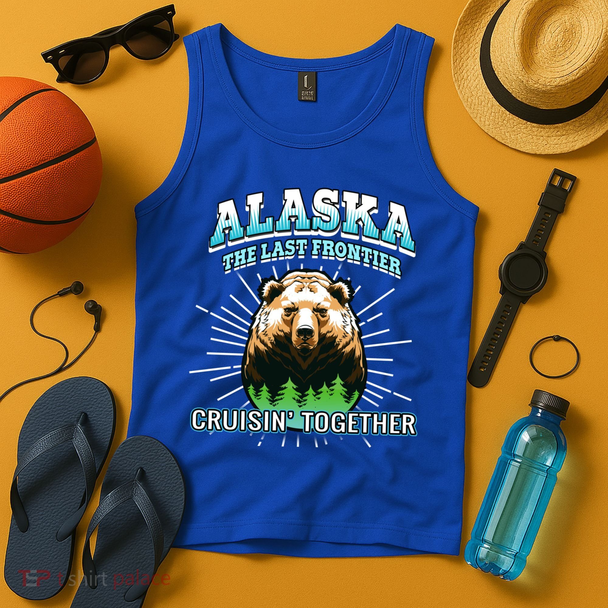 Alaska Last Frontier Family Group Trip Cruisin Together Cool Gift Tank Top