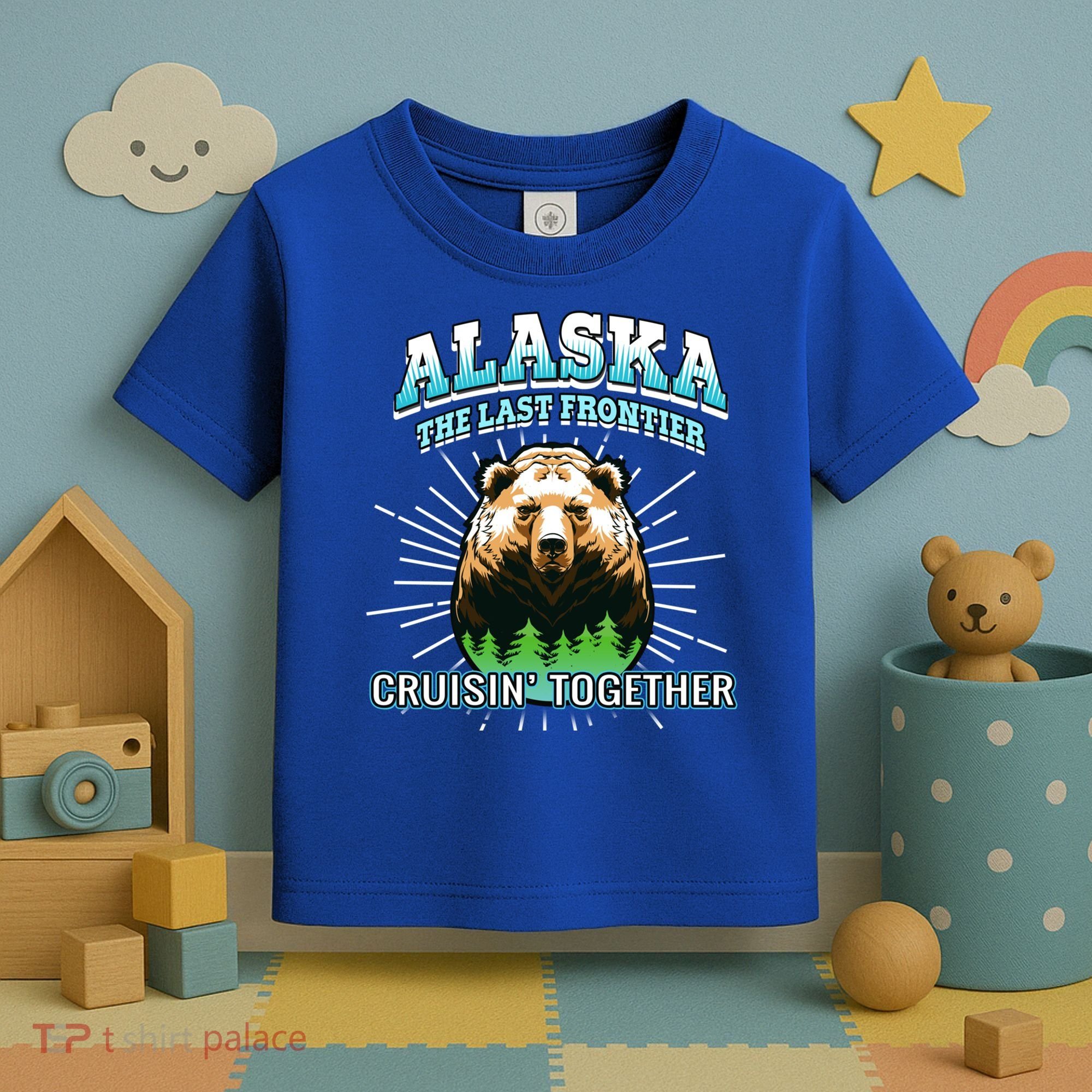 Alaska Last Frontier Family Group Trip Cruisin Together Cool Gift Toddler T-Shirt
