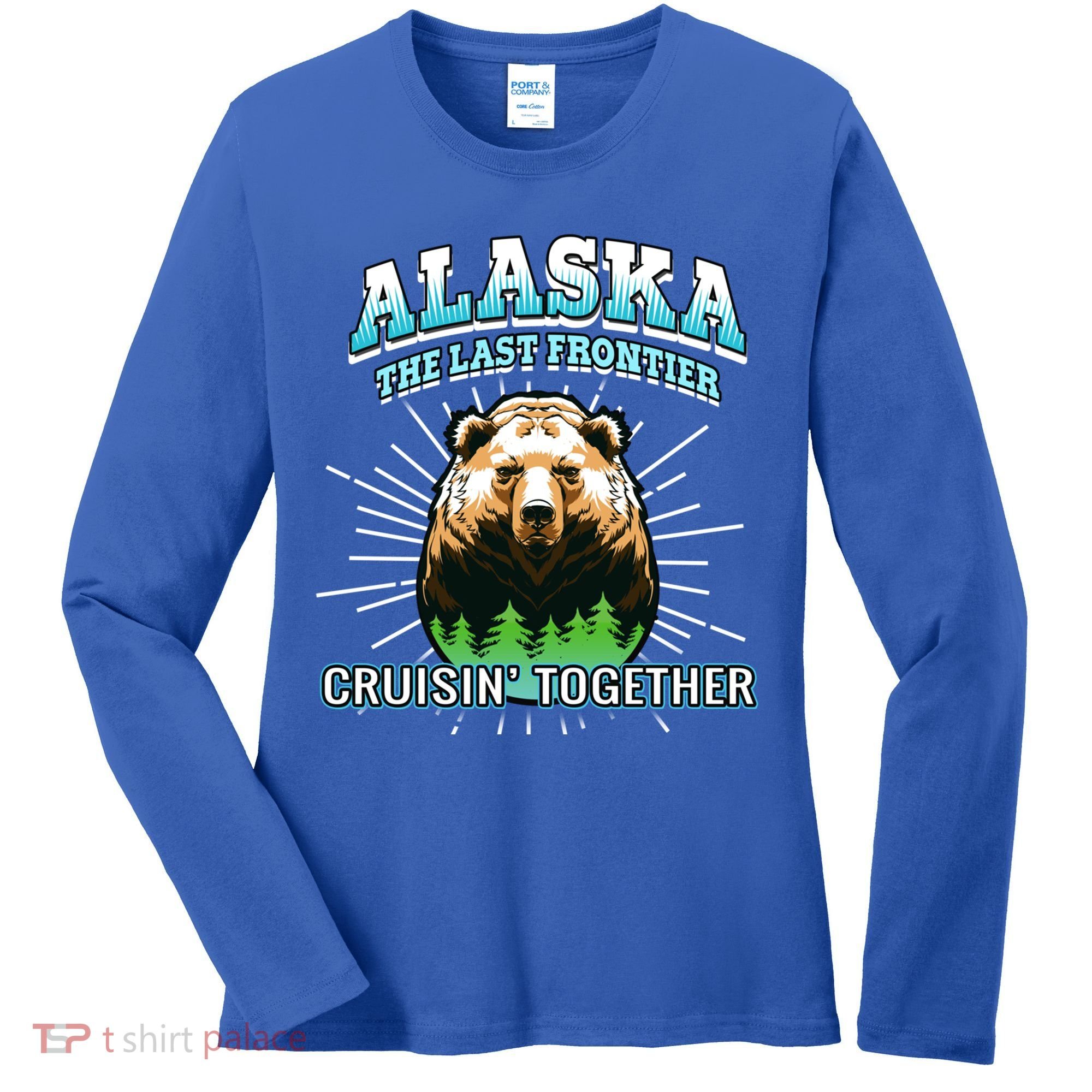 Alaska Last Frontier Family Group Trip Cruisin Together Cool Gift Women's Long Sleeve Shirt