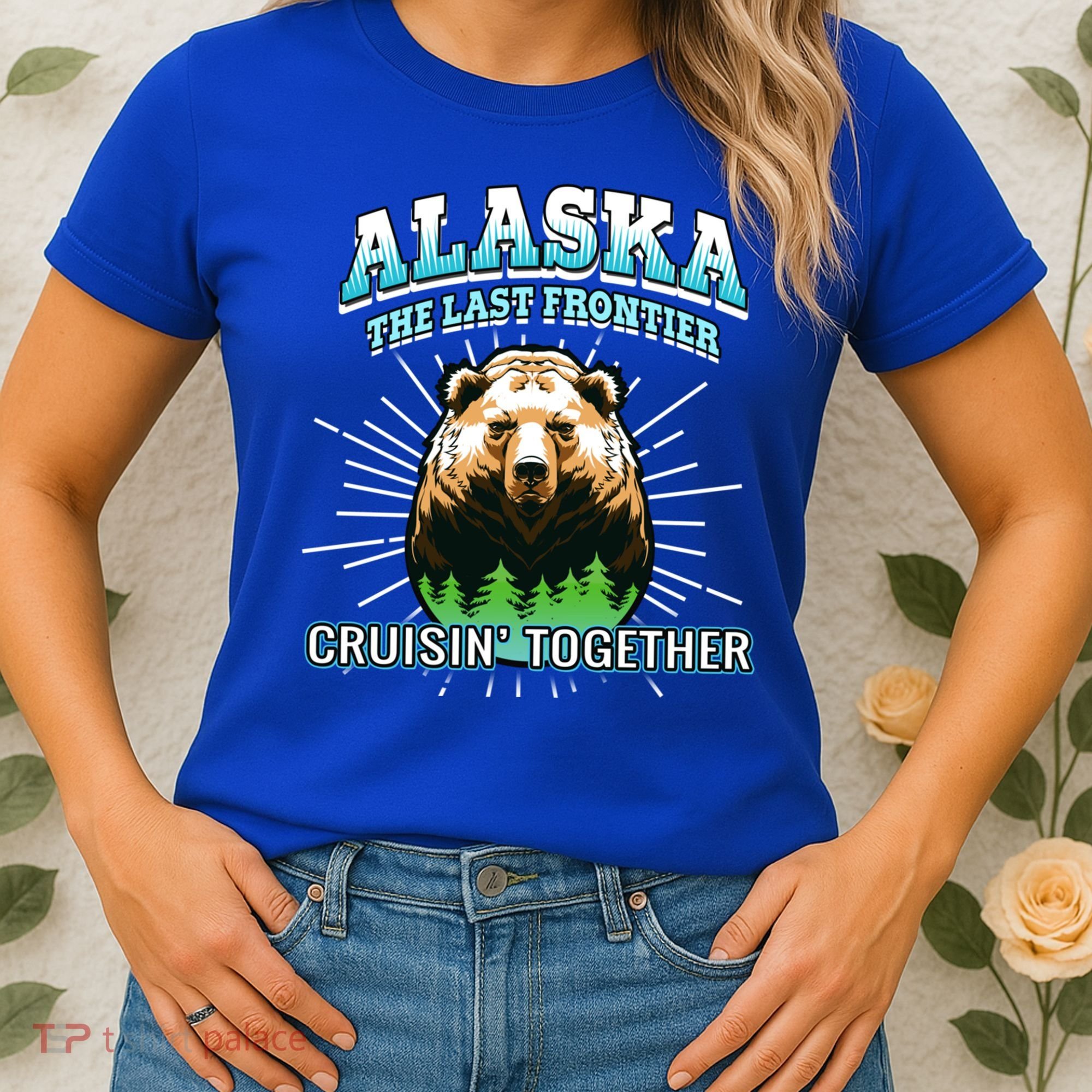 Alaska Last Frontier Family Group Trip Cruisin Together Cool Gift Women's T-Shirt