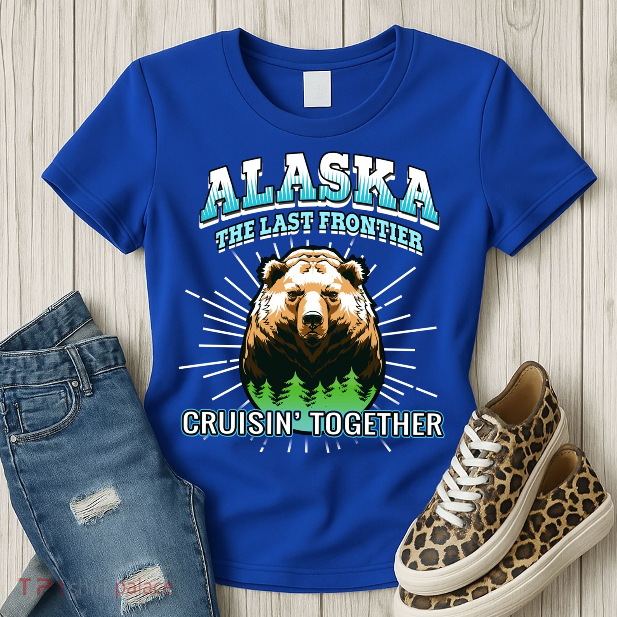 Alaska Last Frontier Family Group Trip Cruisin Together Cool Gift Women's T-Shirt