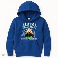 Alaska Last Frontier Family Group Trip Cruisin Together Cool Gift Kids Hoodie thumb 0