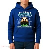 Alaska Last Frontier Family Group Trip Cruisin Together Cool Gift Kids Hoodie thumb 4