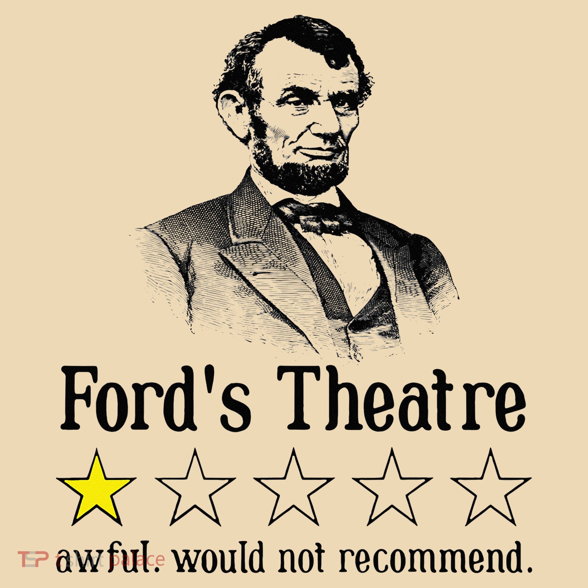 Abraham Lincoln Ford's Theatre Rating Tote Bag