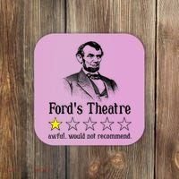 Abraham Lincoln Ford's Theatre Rating Coaster thumb 0