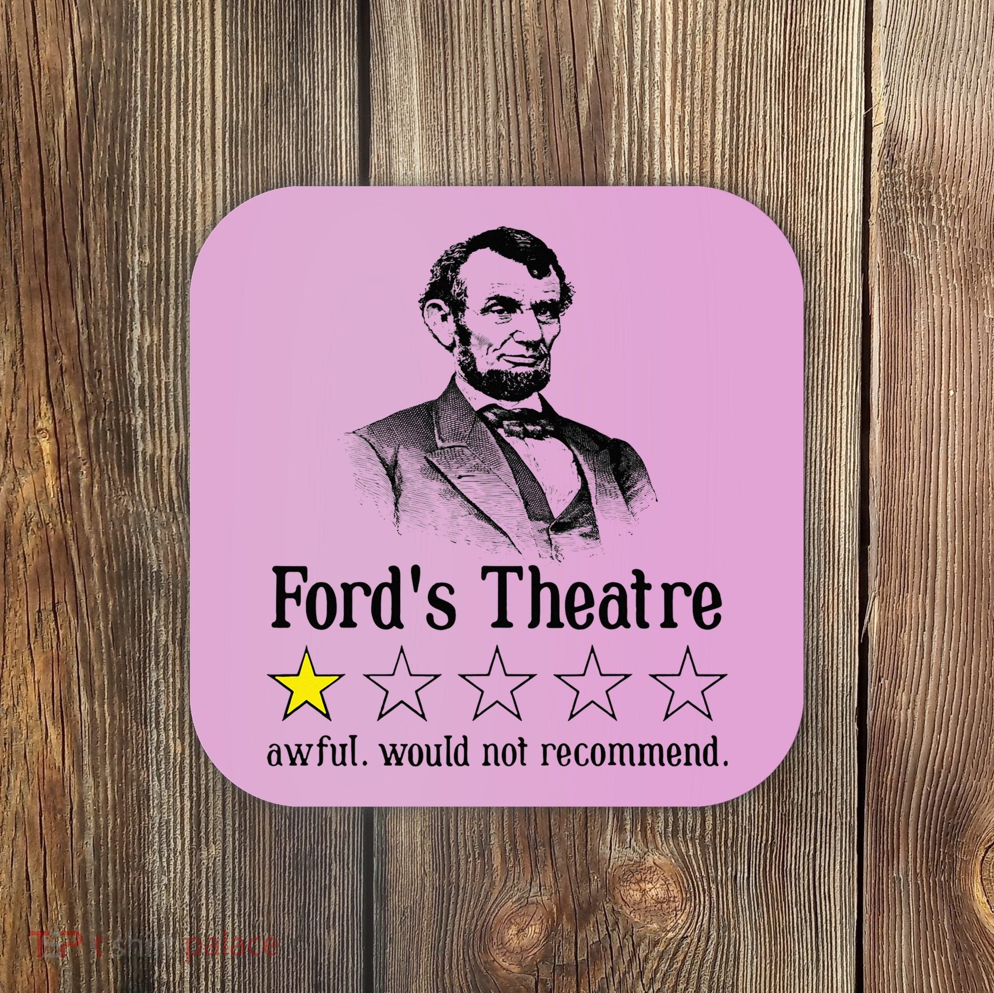 Abraham Lincoln Ford's Theatre Rating Coaster