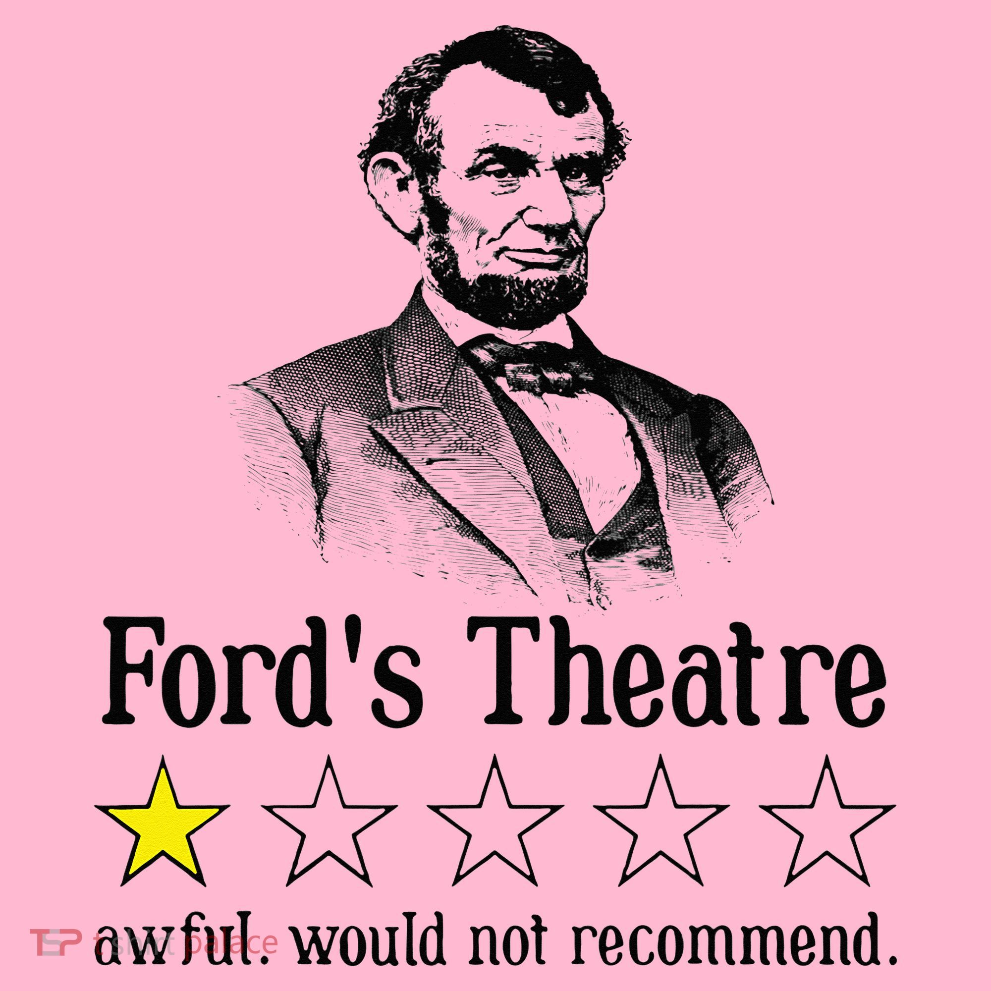 Abraham Lincoln Ford's Theatre Rating Coaster