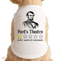Abraham Lincoln Ford's Theatre Rating Doggie Tank thumb 0