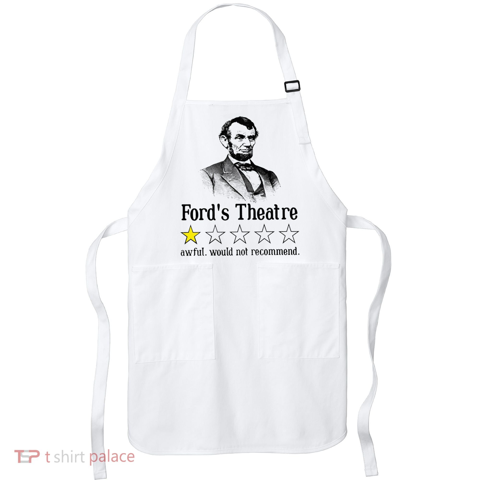 Abraham Lincoln Ford's Theatre Rating Apron