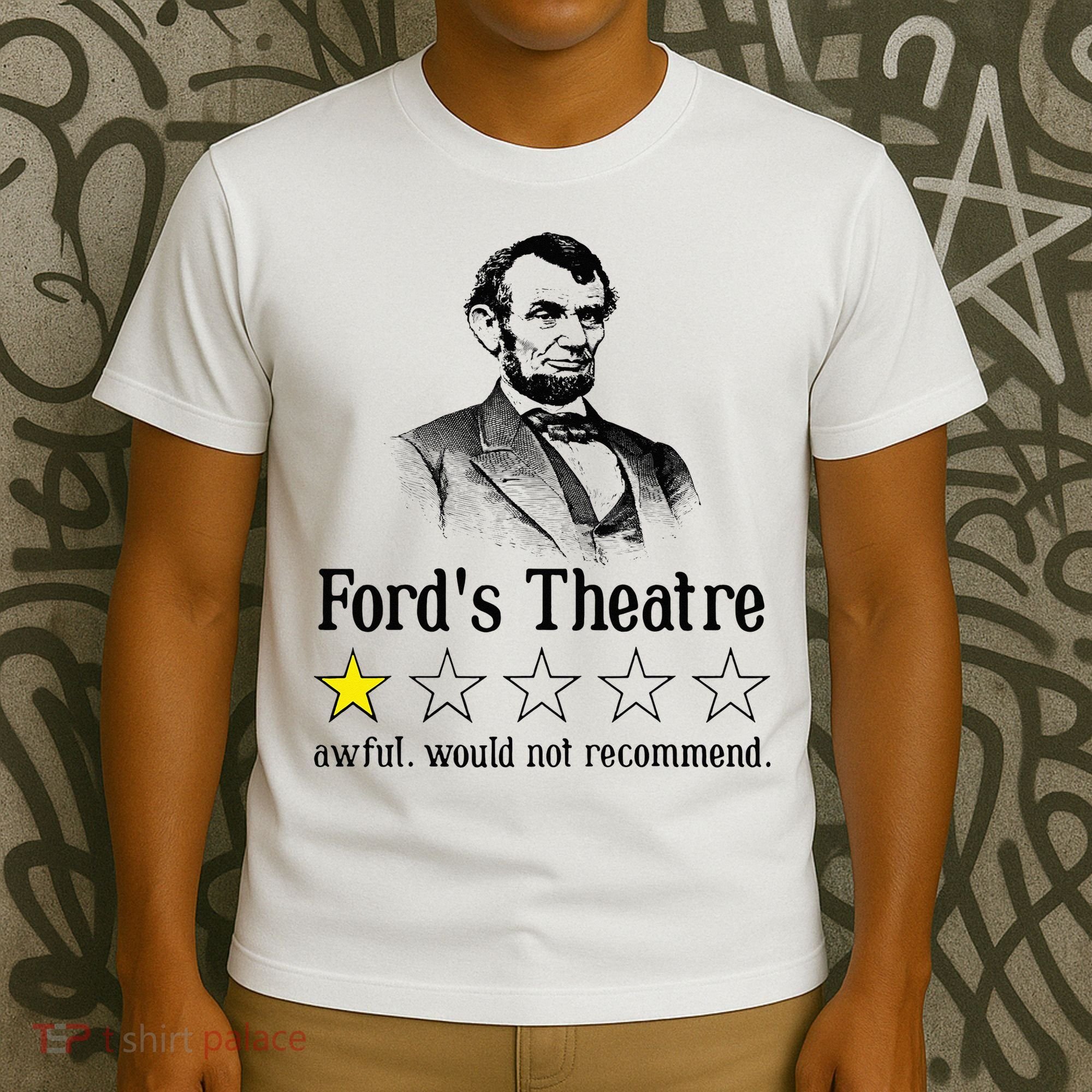 Abraham Lincoln Ford's Theatre Rating T-Shirt
