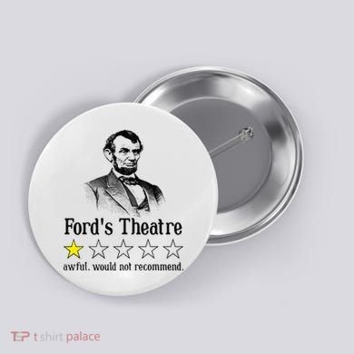 Abraham Lincoln Ford's Theatre Rating Button