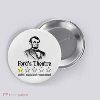 Abraham Lincoln Ford's Theatre Rating Button thumb 0