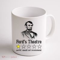 Abraham Lincoln Ford's Theatre Rating Coffee Mug thumb 1