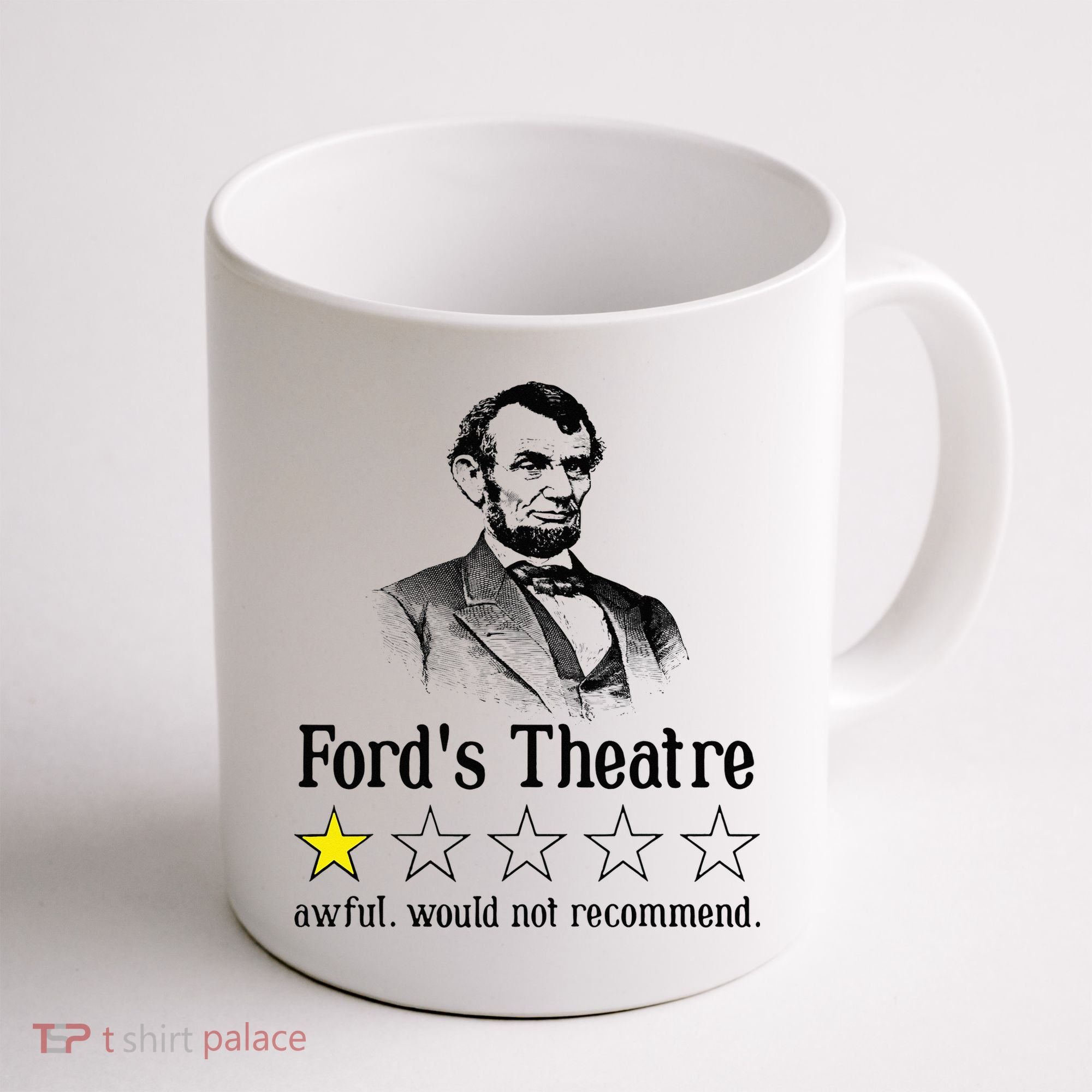 Abraham Lincoln Ford's Theatre Rating Coffee Mug