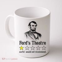 Abraham Lincoln Ford's Theatre Rating Coffee Mug thumb 0