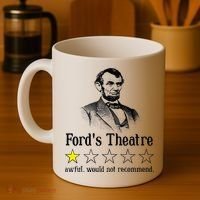 Abraham Lincoln Ford's Theatre Rating Coffee Mug thumb 4