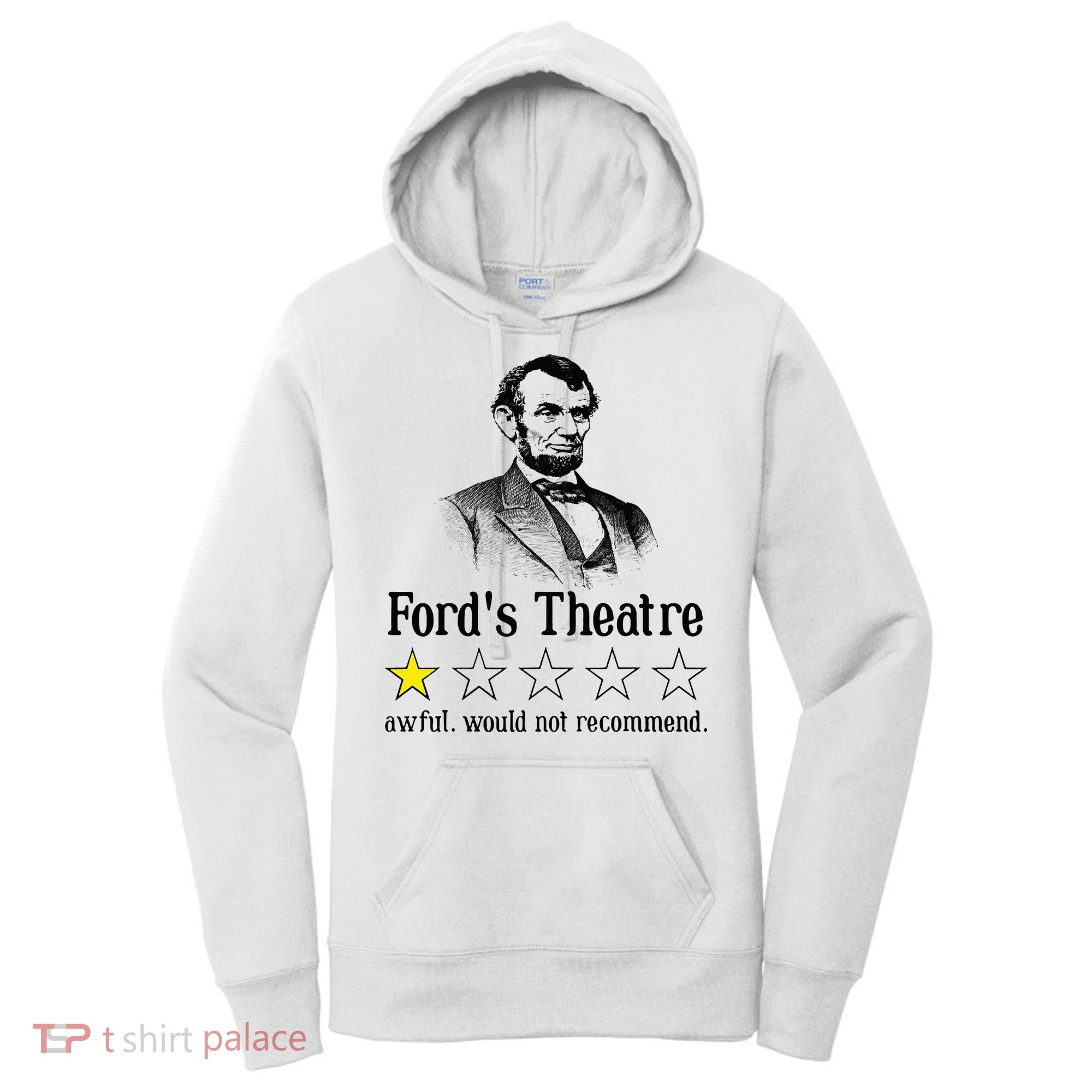 Abraham Lincoln Ford's Theatre Rating Women's Hoodie
