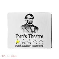 Abraham Lincoln Ford's Theatre Rating Mousepad thumb 0