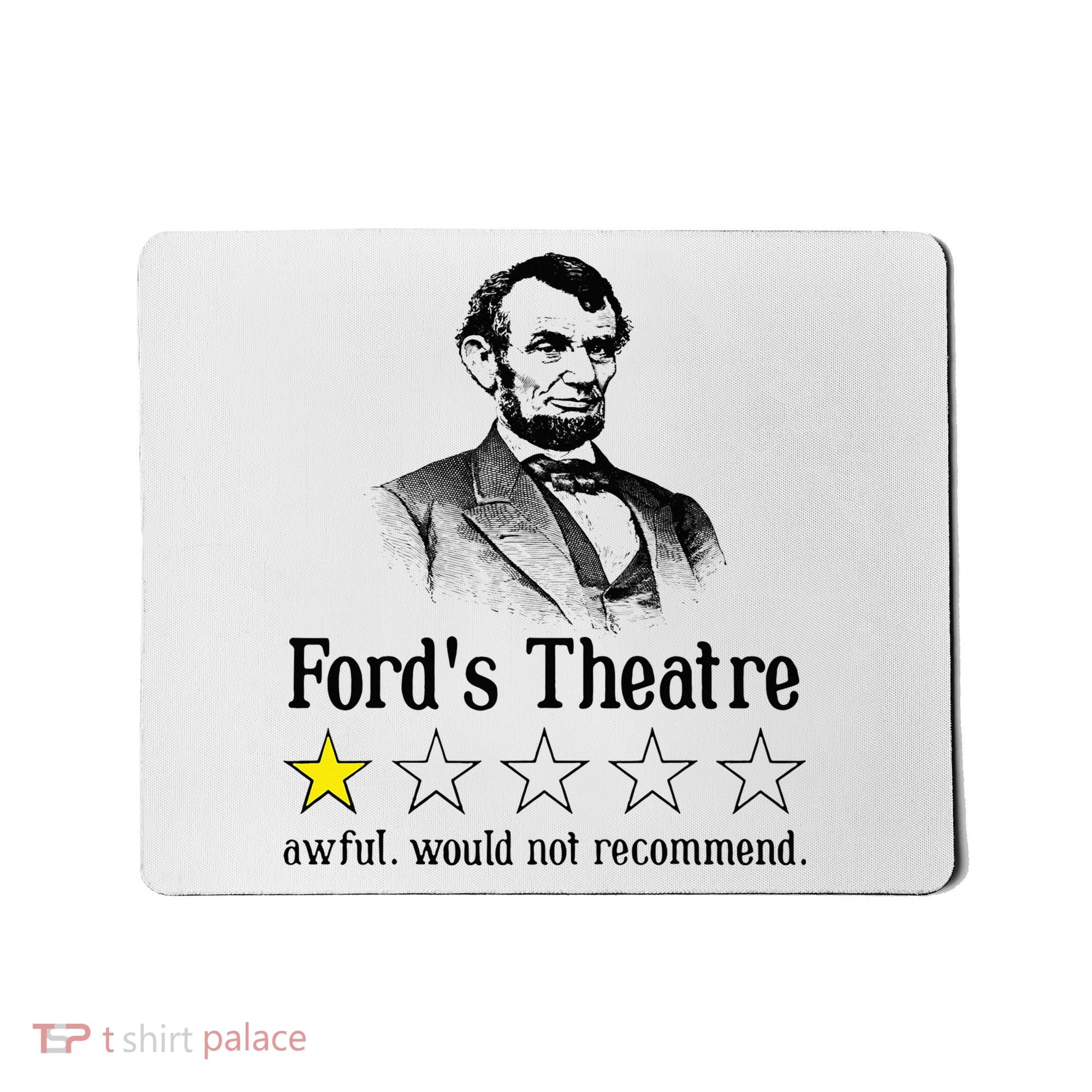 Abraham Lincoln Ford's Theatre Rating Mousepad