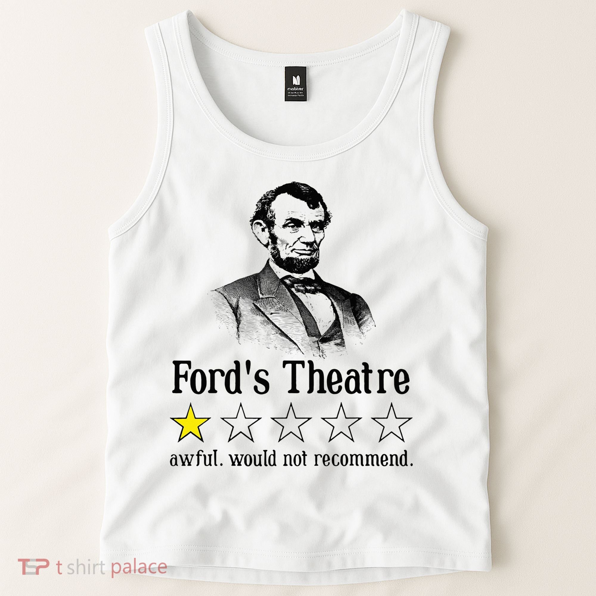 Abraham Lincoln Ford's Theatre Rating Tank Top