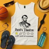 Abraham Lincoln Ford's Theatre Rating Tank Top thumb 4