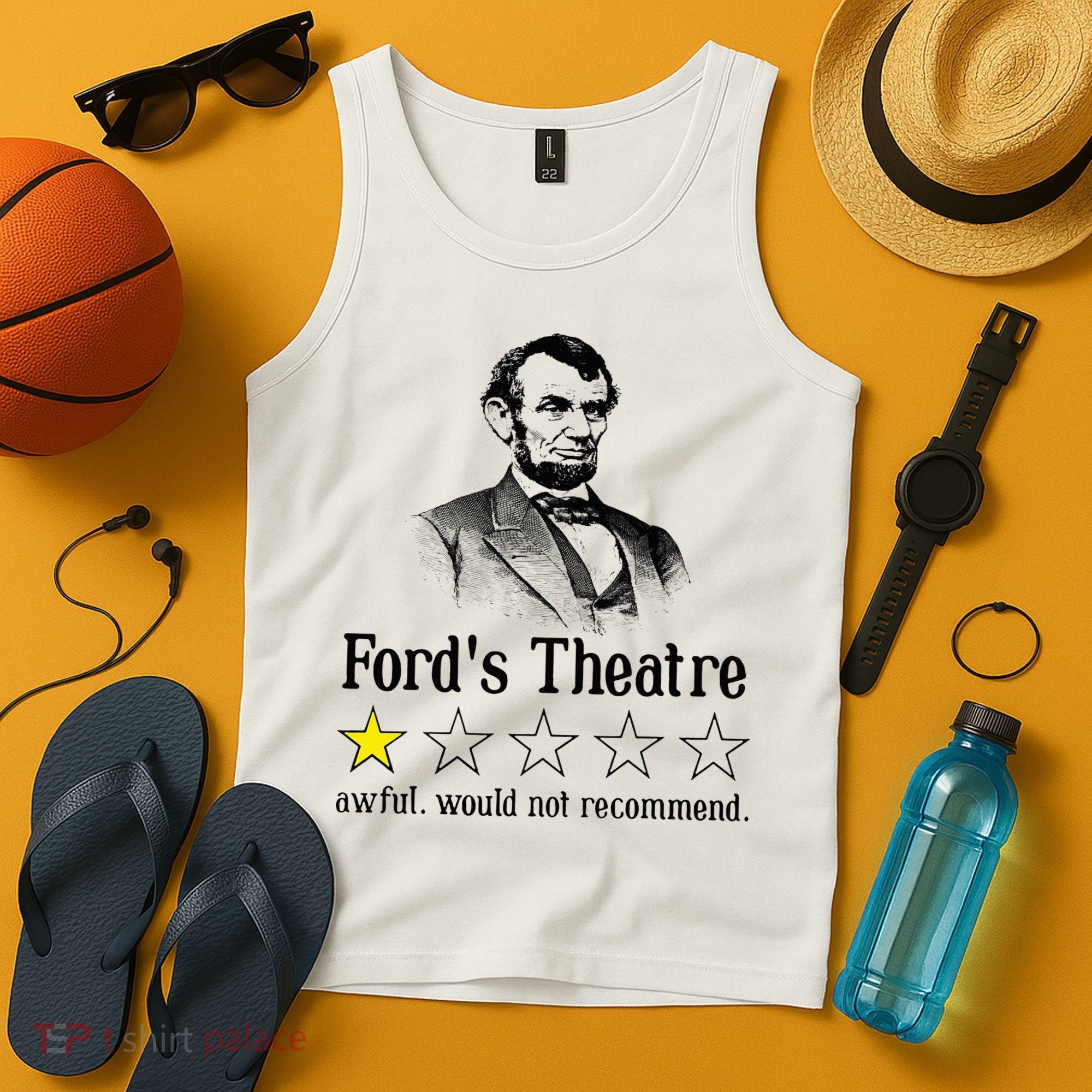 Abraham Lincoln Ford's Theatre Rating Tank Top