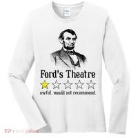 Abraham Lincoln Ford's Theatre Rating Women's Long Sleeve Shirt thumb 0
