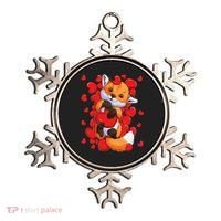 Animal Lovers Fox Heart Valentine's Days Ornament thumb 0