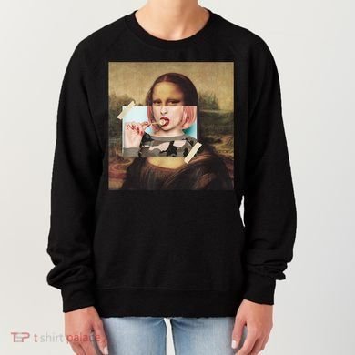 Aesthetic La Gioconda Mona Lisa E-Girl Pop Culture Women's Sweatshirt