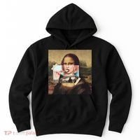 Aesthetic La Gioconda Mona Lisa E-Girl Pop Culture Hoodie thumb 0