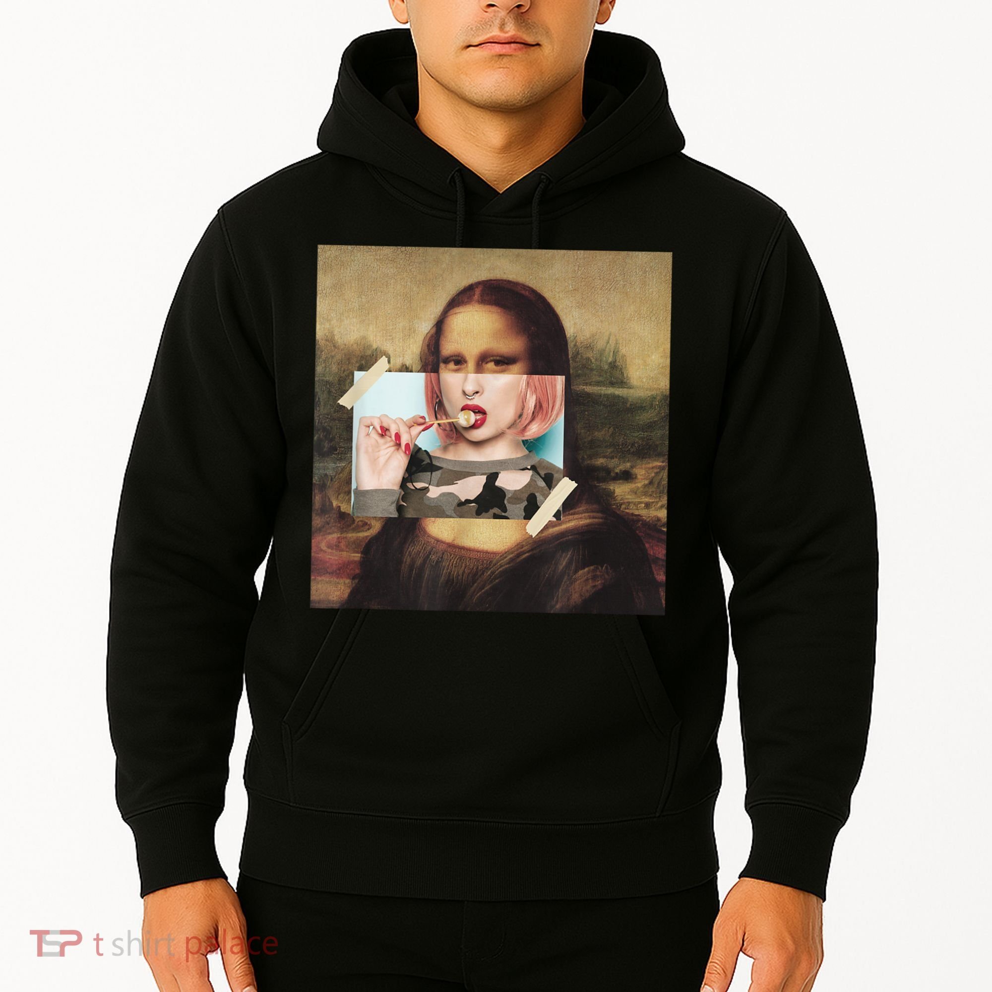 Aesthetic La Gioconda Mona Lisa E-Girl Pop Culture Hoodie