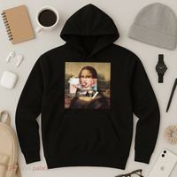 Aesthetic La Gioconda Mona Lisa E-Girl Pop Culture Hoodie thumb 3