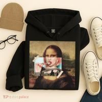 Aesthetic La Gioconda Mona Lisa E-Girl Pop Culture Hoodie thumb 4