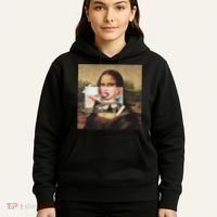 Aesthetic La Gioconda Mona Lisa E-Girl Pop Culture Hoodie thumb 5