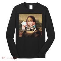 Aesthetic La Gioconda Mona Lisa E-Girl Pop Culture Long Sleeve Shirt thumb 0