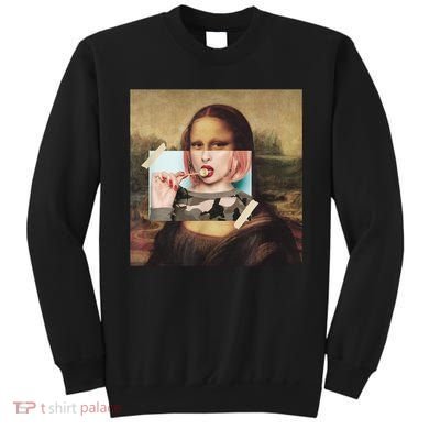 Aesthetic La Gioconda Mona Lisa E-Girl Pop Culture Sweatshirt